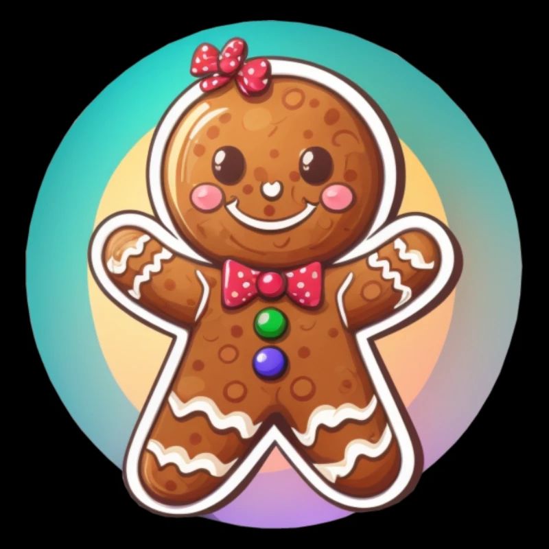 Gingerbread Weihnachtsmaskottchen