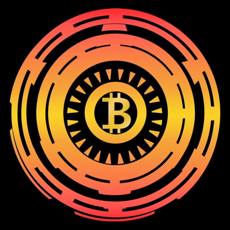 Orange BTC Circle
