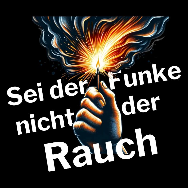 Sei der Funke nicht der Rauch