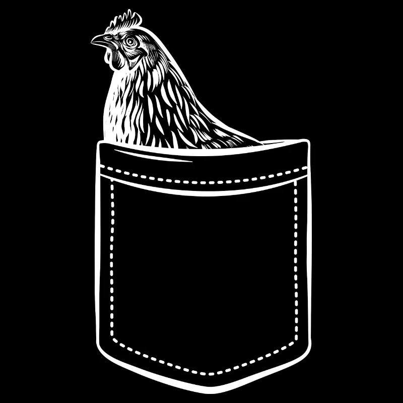 Mon poulet dans la poche - poche poitrine