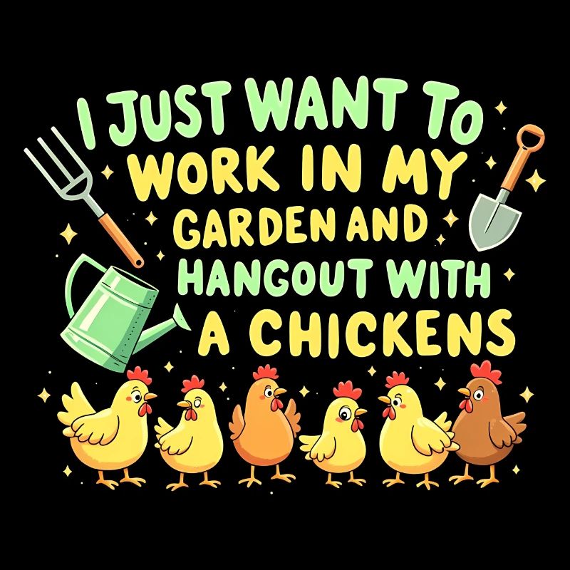 Poules du jardin