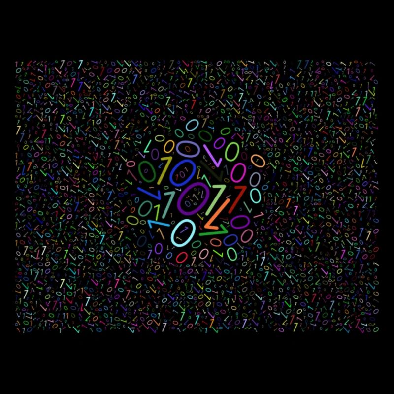 couleur du code binaire