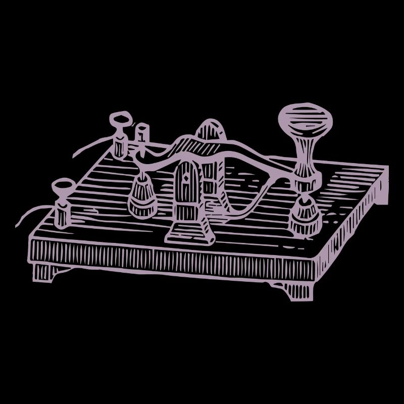 Vintage Morsecode Gerät, Retro Kommunikation