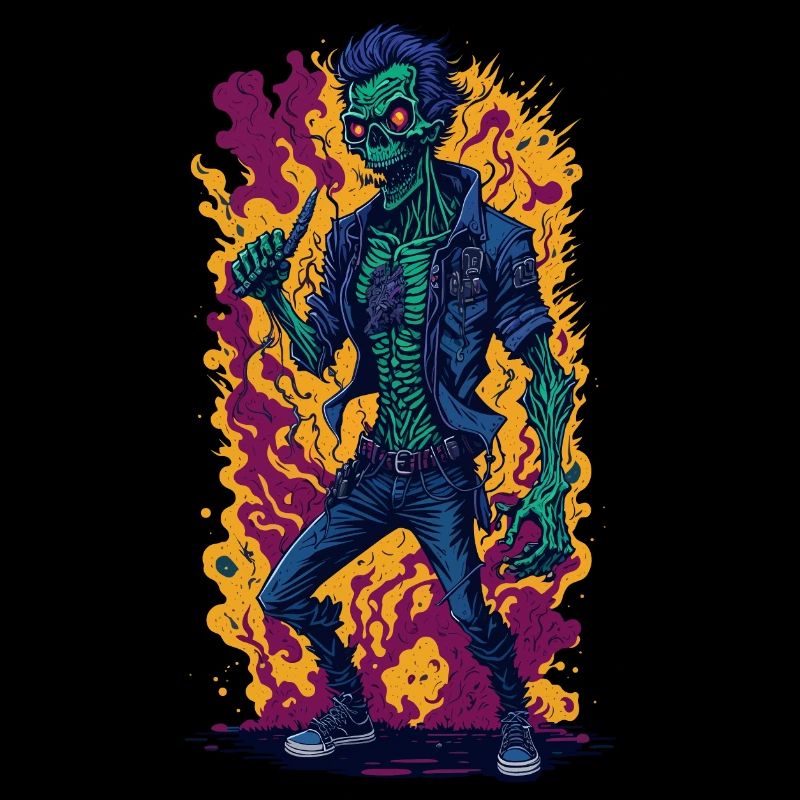 Illustration de zombies
