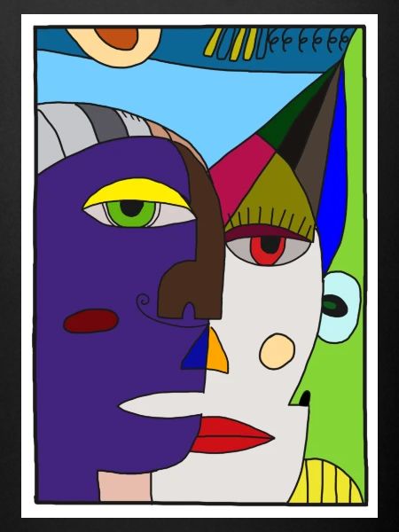 Abstract Faces Picasso