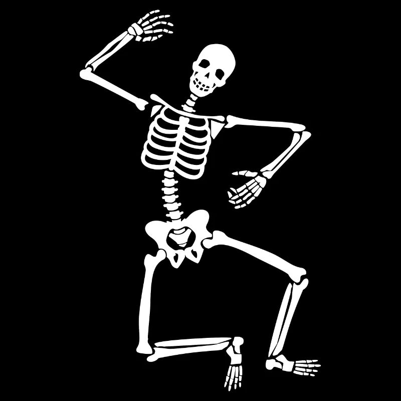 Squelette Danse Halloween