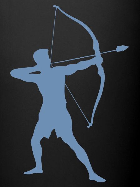 Silhouette d’archer, précise