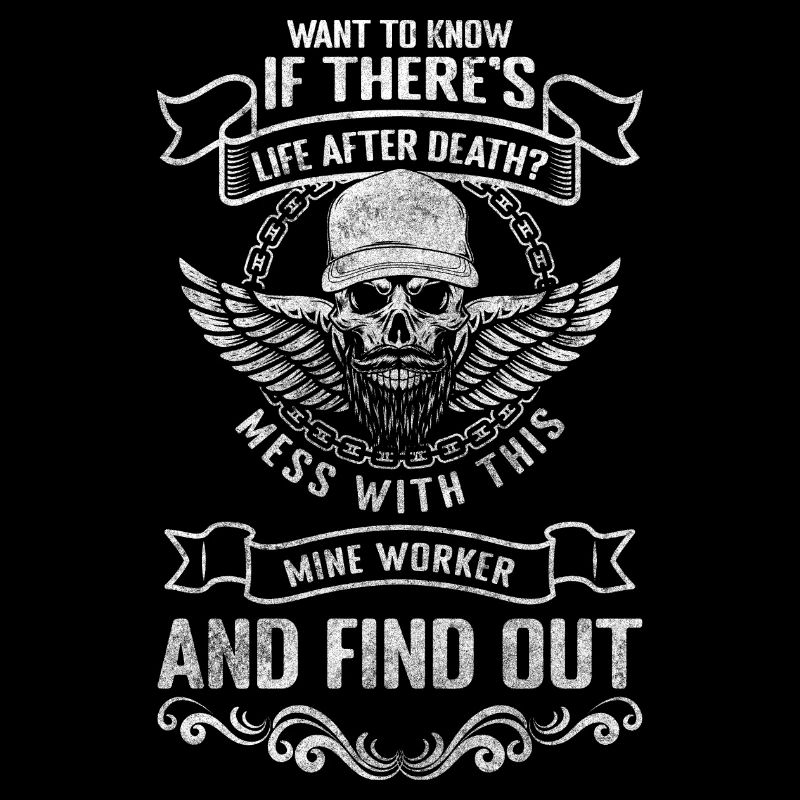 Bergmann Grube Steine Beruf