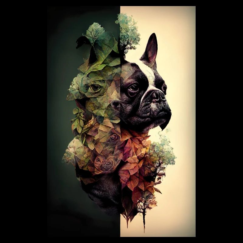Bouledogue français, Art moderne