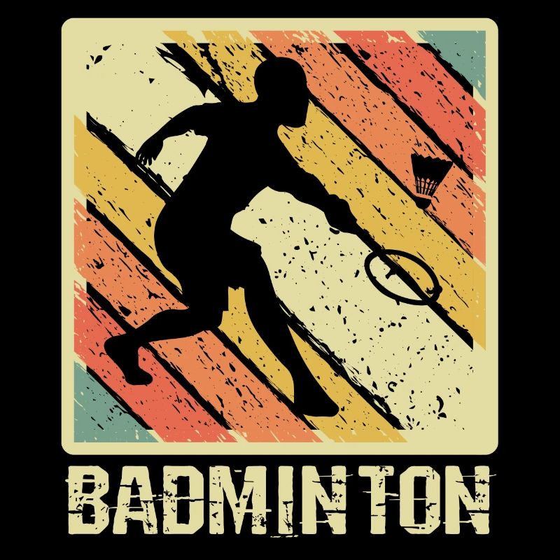Badminton Retro Sunset Player