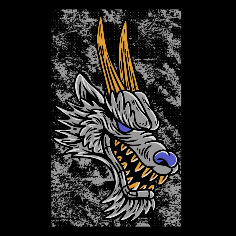 Fantasy RPG Wolf Magic Dungeon