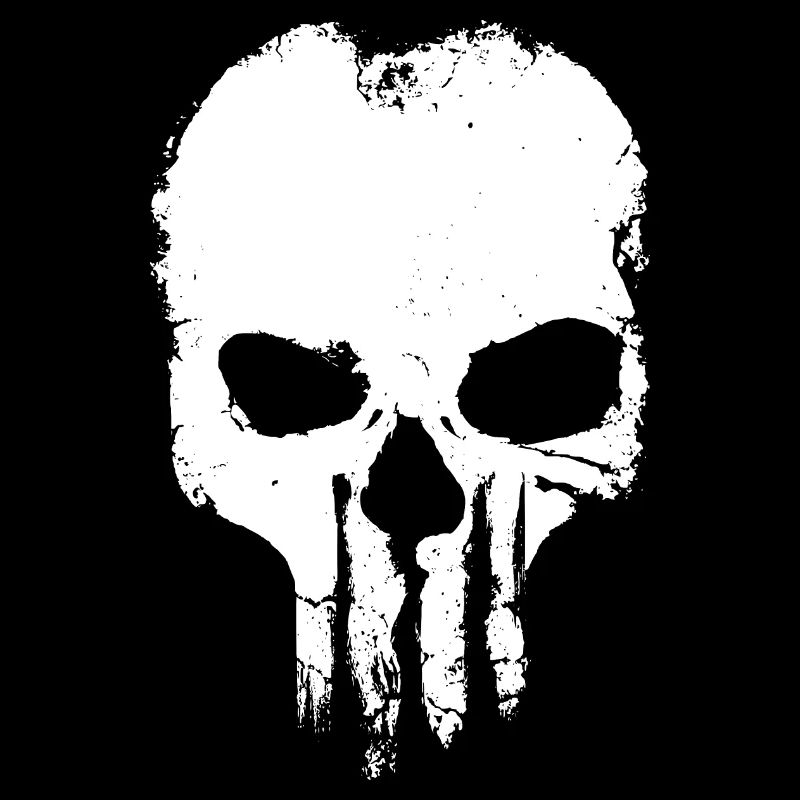 Skull skull horror gift