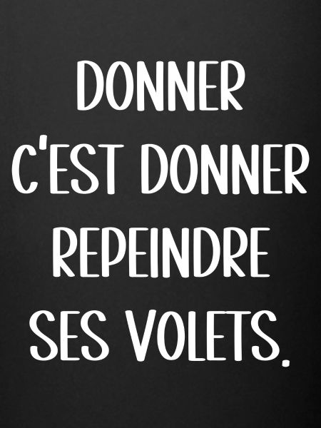 donner c'est donner