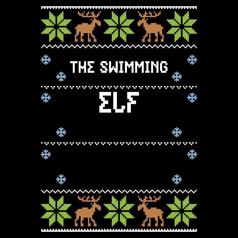 The Swimming Elf - Ugly Christmas