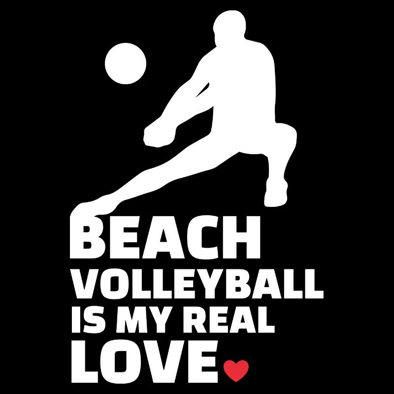 Ik hou van beachvolleybal Stylish Beach