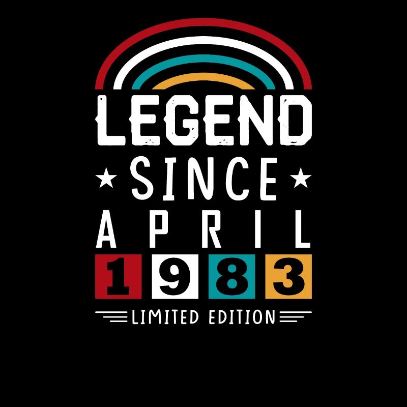 1983 Legend Since Geburtstag Geschenk April