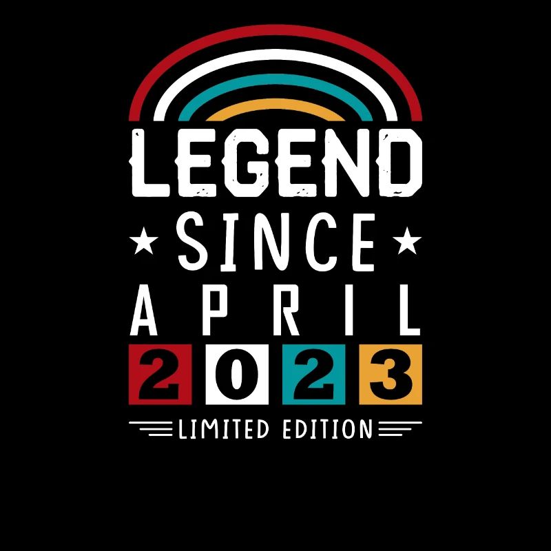 2023 Legend Since Geburtstag Geschenk April