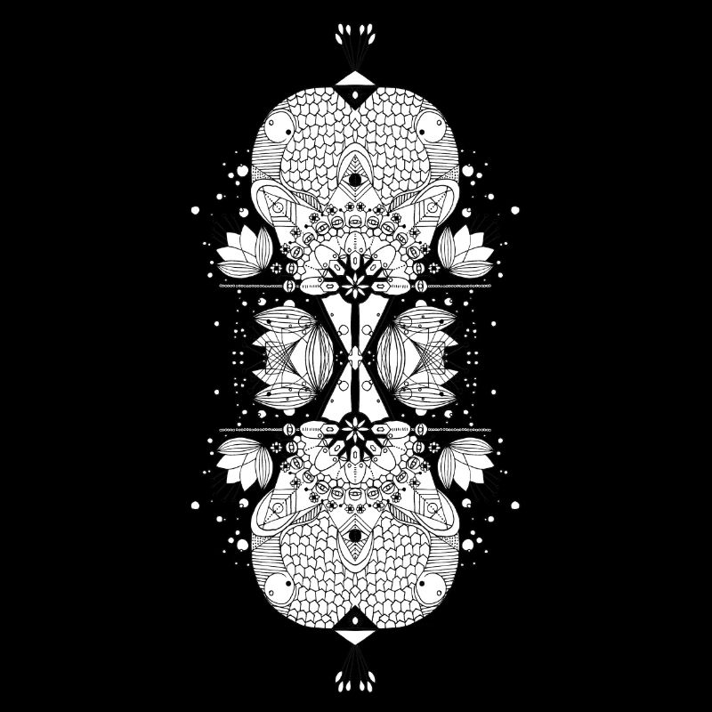 Water lily mandala