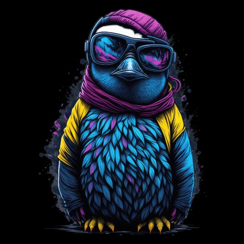 Cool Pinguin, Hiphop, Graffiti