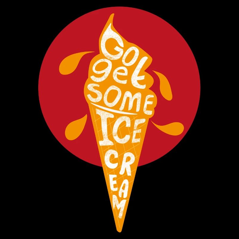 Eiscreme Grafik Softeis Liebe Sommer