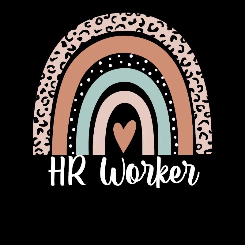HR-Mitarbeiter Regenbogen-Leopard Lustiger HR-Mitarbeiter