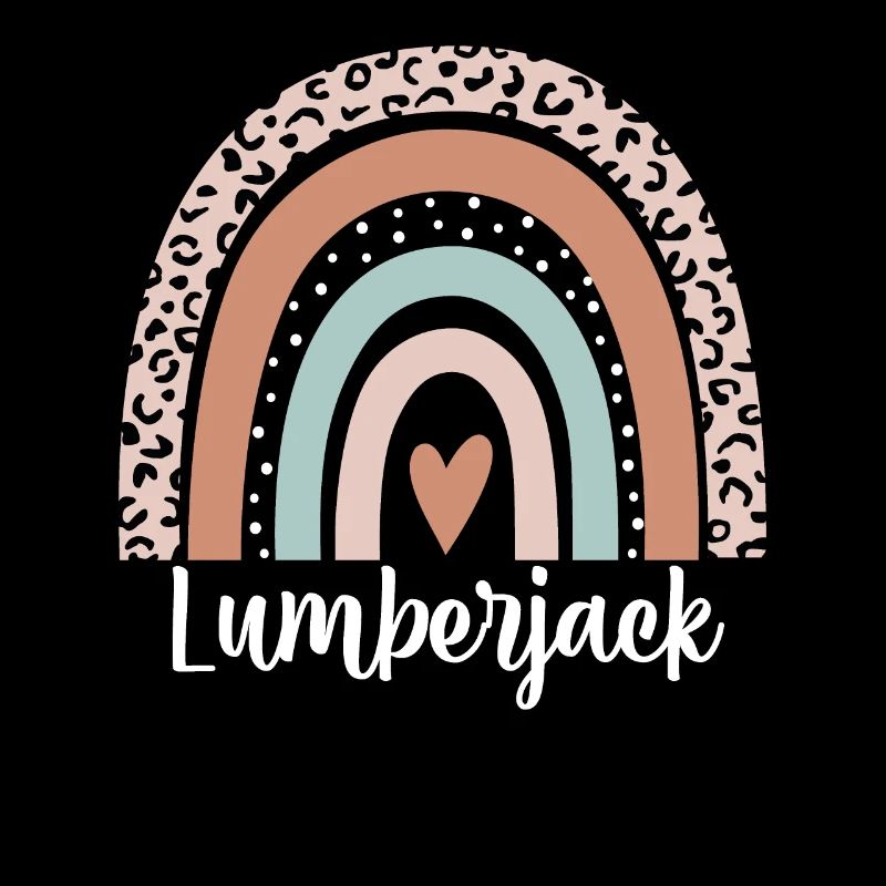 Lumberjack Rainbow Leopard Funny Lumberjack