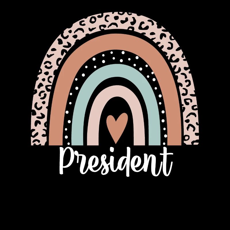 President Rainbow Leopard Funny President