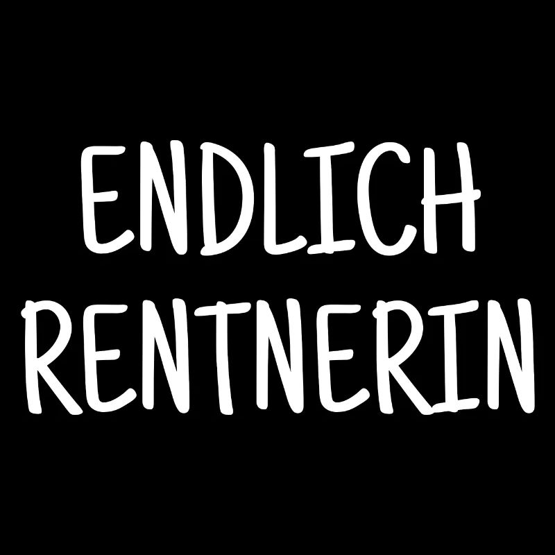 Endlich Rentnerin Ruhestand Pension