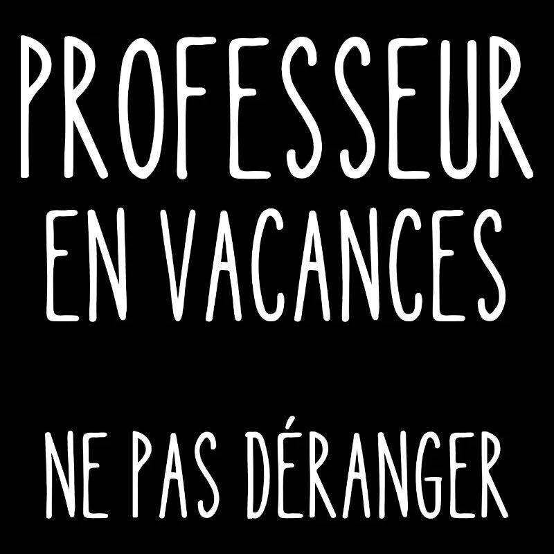 professeur en vacances