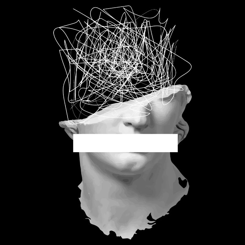 Statue Face Nu Goth Soft Grunge Esthétique Egirl