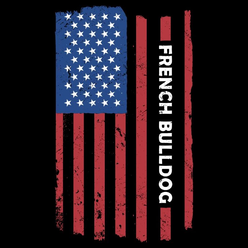Drapeau du bouledogue français