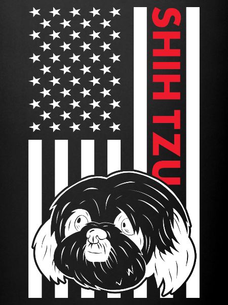 Shih Tzu Us Drapeau