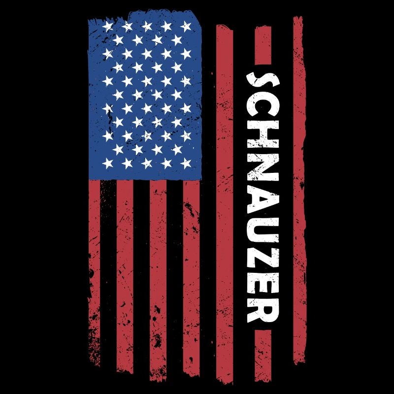 Schnauzer Us Flag