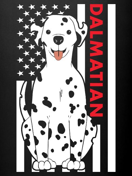 Dalmatian Us Flag
