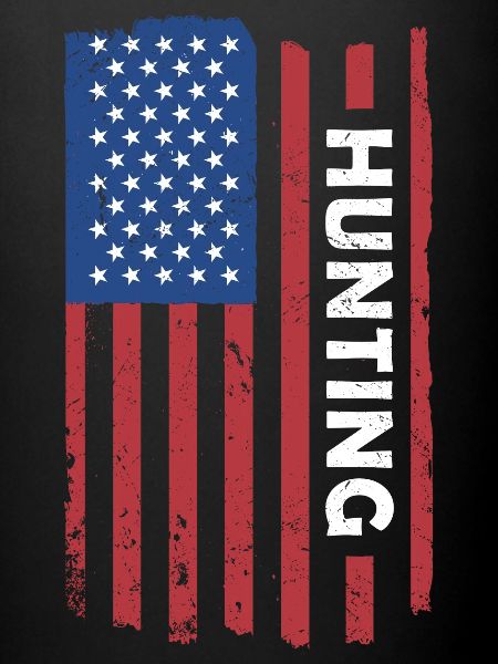 Hunter Us Flag Hunting