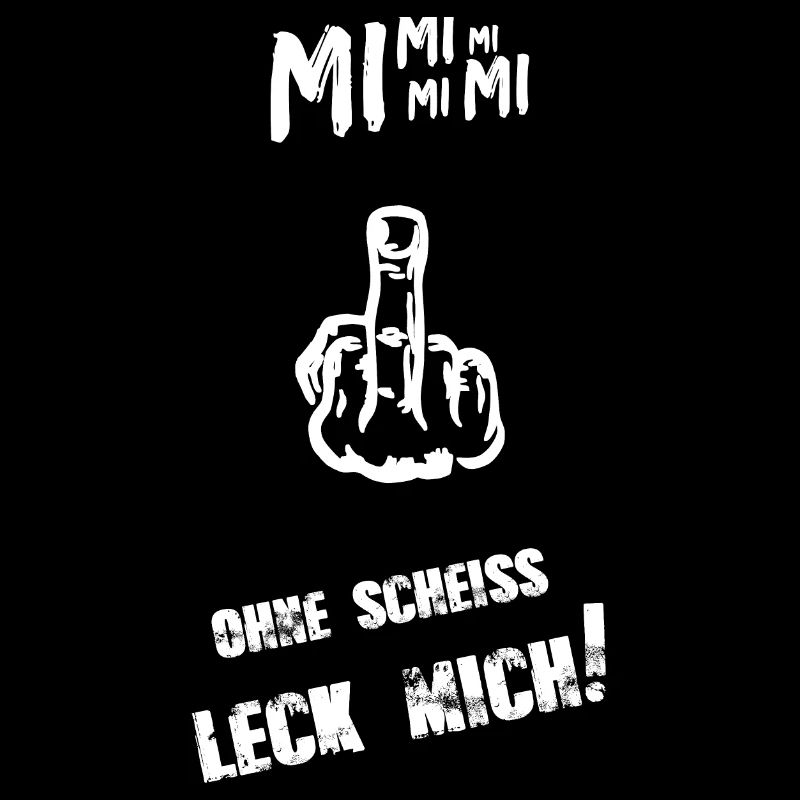 Middle finger Mimimi white