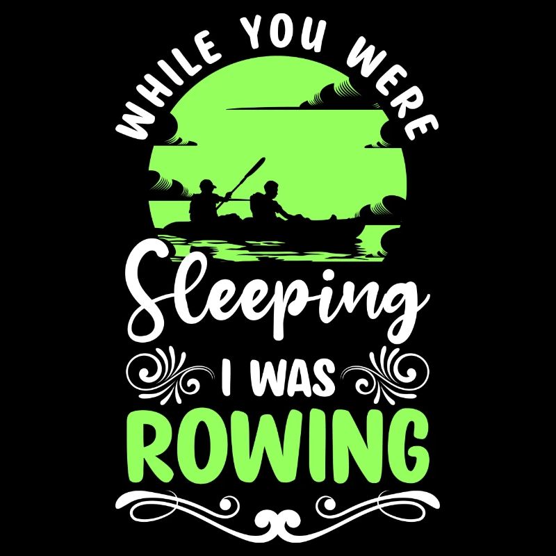 Boat Rowing Eight Paddle