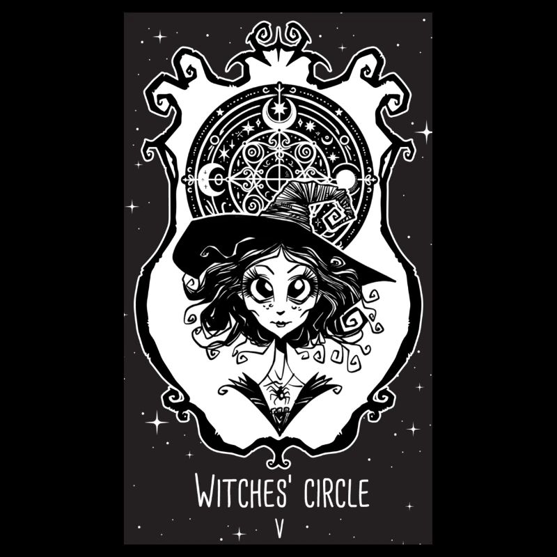 Witches circle oracle card