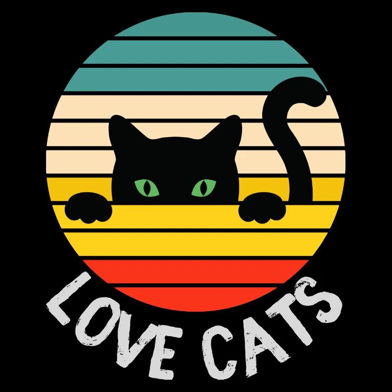 love cats katzen liebe geschenk idee