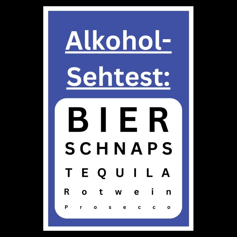 Alkohol Sehtest