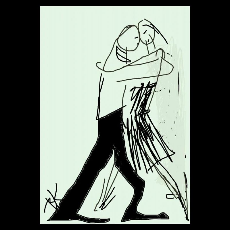 Tango - artistic drawing
