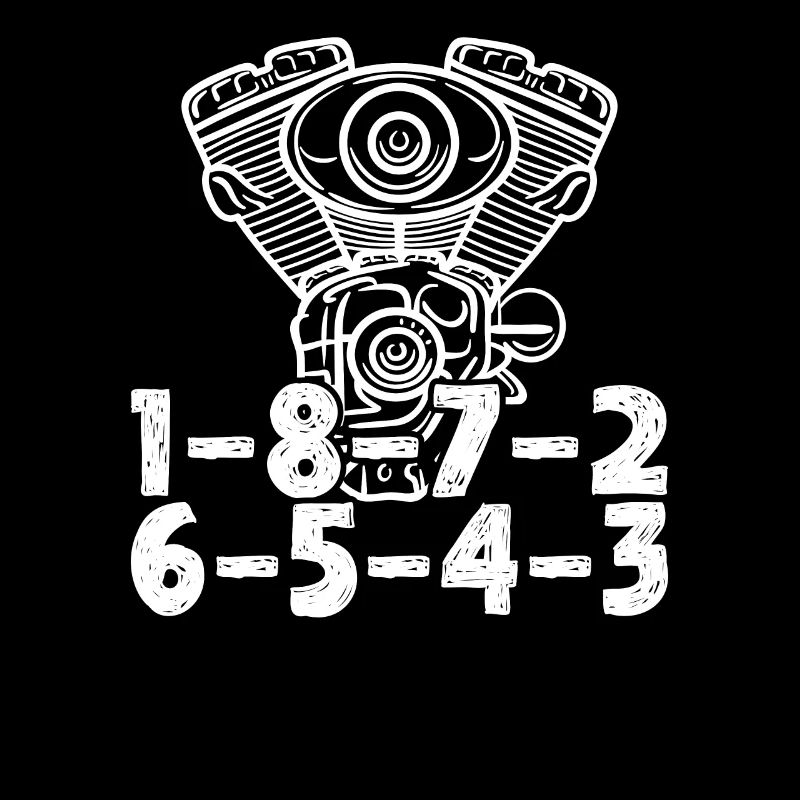 V8 Engine 1-8-7-2-6-5-4-3 Fire Order