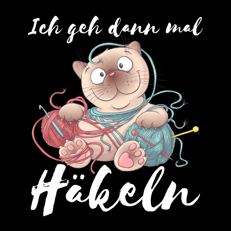 Ich Geh Dann Mal Häkeln Katze