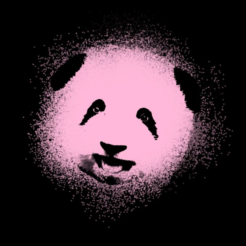 Panda,pandabär,bär, Graffiti,pink