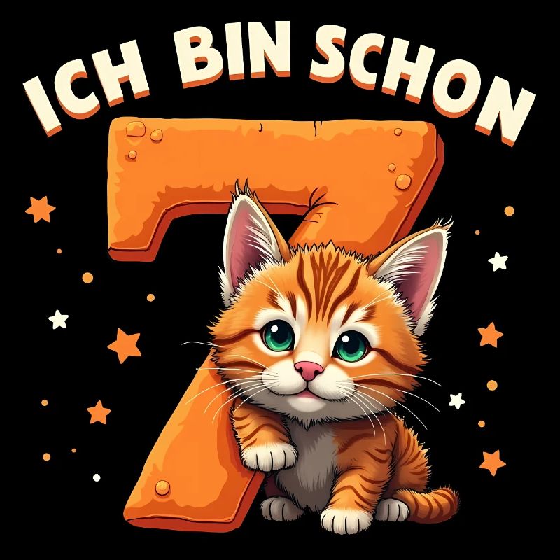 7. Geburtstag - Ich bin schon 7 Jahre