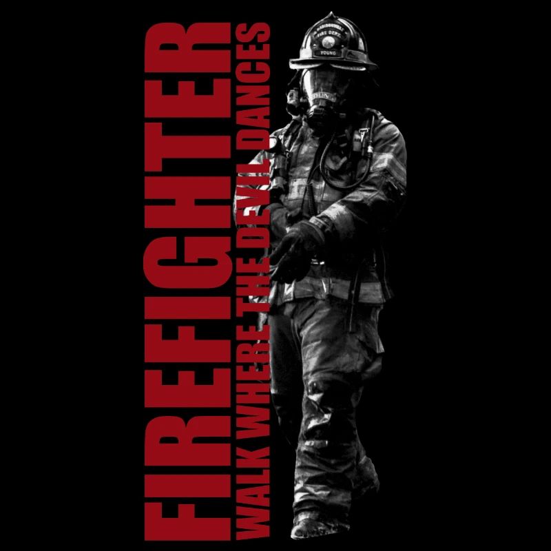 Firefighter Feuerwehrmann Einsatz Spruch Geschenk