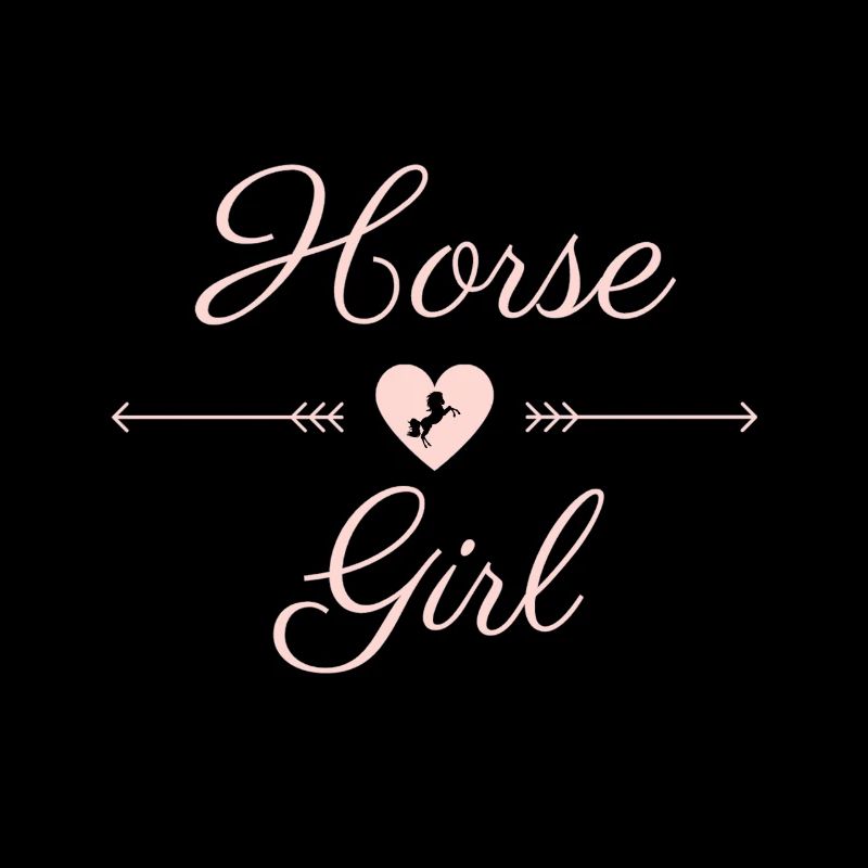 Conception de cheval fille