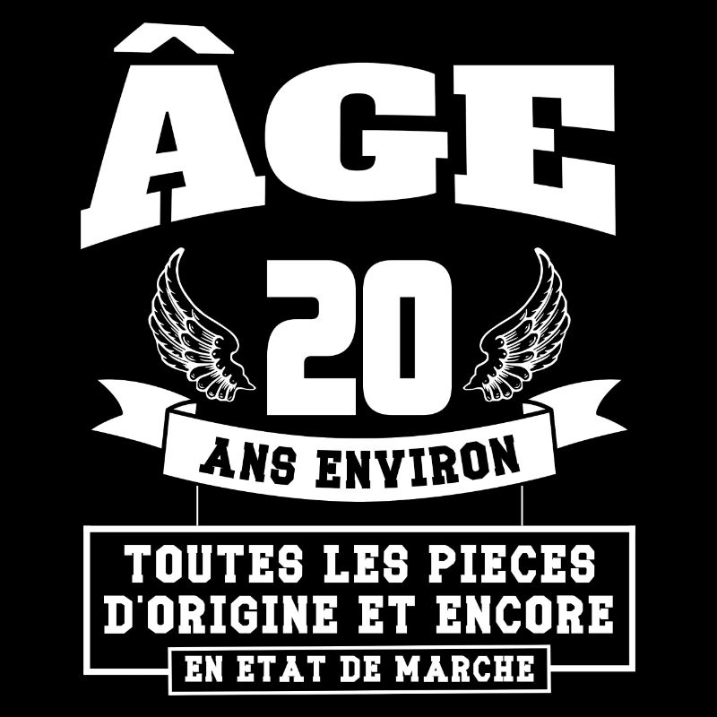 âge 20 ans environ
