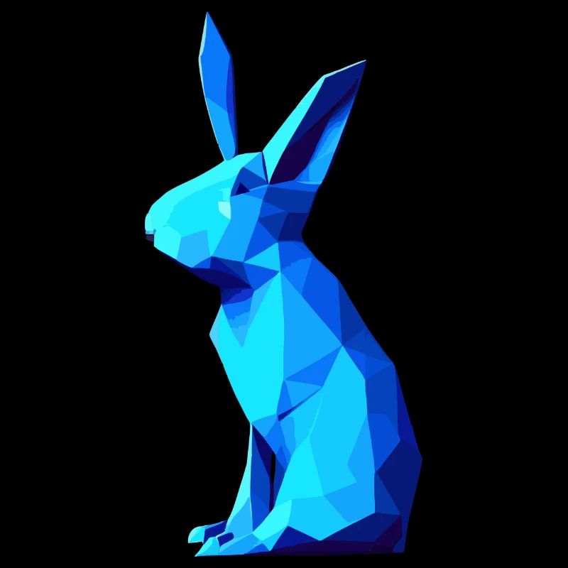 Lapin bleu