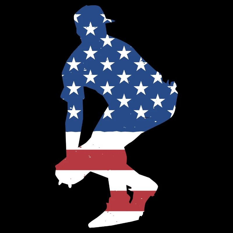 Sport Us Flag Baseball